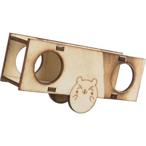 Lot De 3 Balançoires Pour Oiseaux Souris En Bois/Flammée Trixie Tu Mixte Beige