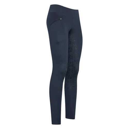 Legging Équitation Full Grip Fille Easy Rider Dietse Winter 10 Ans Femme Bleu