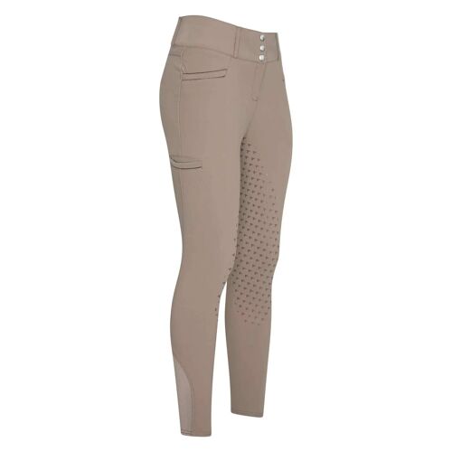 Pantalon Équitation Full Grip Enfant Easy Rider Amara 15 Ans Femme Marron