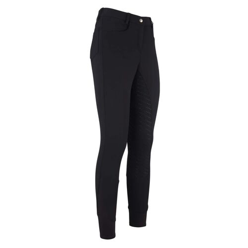 Pantalon Équitation Full Grip Fille Easy Rider Evita 15 Ans Femme Noir
