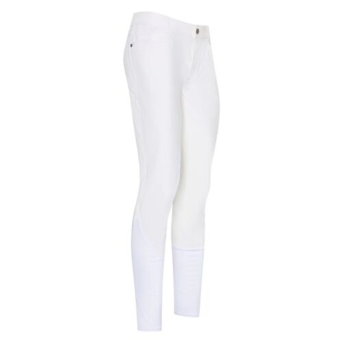 Pantalon Équitation Full Grip Euro-Star Dynamic Air 54 Male Blanc