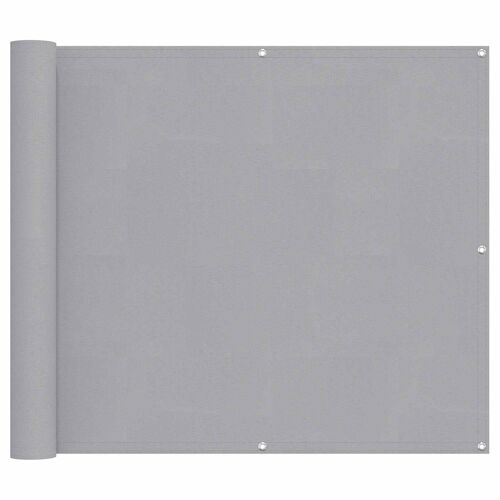 Vidaxl Écran De Balcon Gris Clair 100 X 200 Cm Tissu Oxford