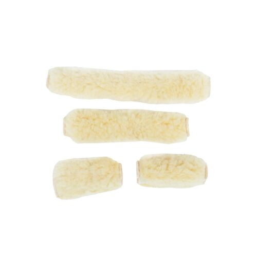 Lot De 4 Fourrure En Licol Pour Cheval Horze Tu Mixte Blanc