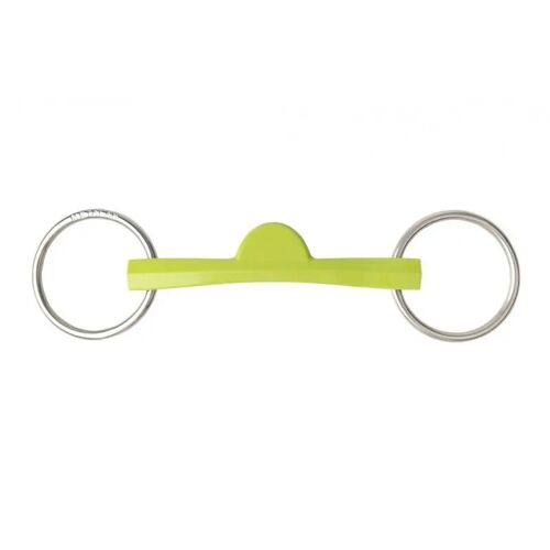 Mors 2 Anneaux Pour Cheval Demi-Lune Metalab Flexi Soft 135 Mm Mixte Vert