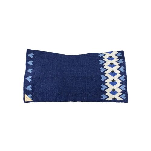 Tapis De Selle Pour Cheval Pool's Star Pro 97x87 Cm Mixte Bleu