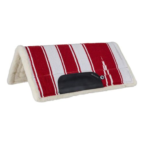 Tapis De Selle Western Pour Cheval Insert Néoprène Burioni Navajo Tu Mixte Rouge