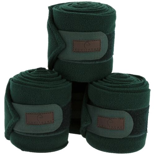 Bandes D'équitation Equithème (X4) 3 M Mixte Vert