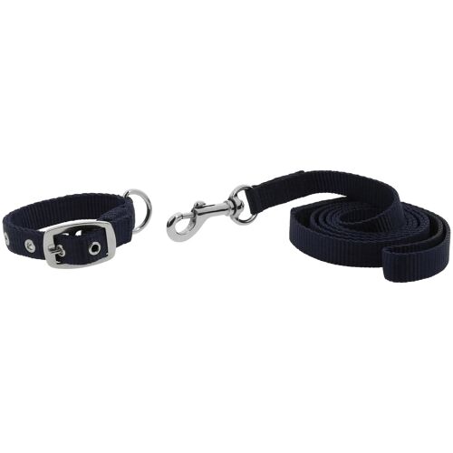 Collier Et Laisse Pour Chien Riding World Oscar 30 Cm Mixte Bleu