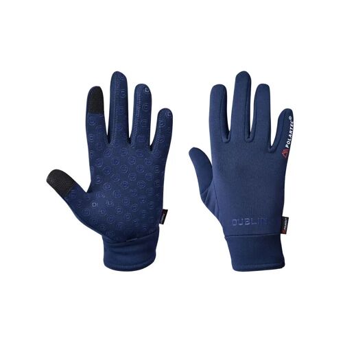 Gants D'équitation Polaire Dublin Polartec L Mixte Bleu