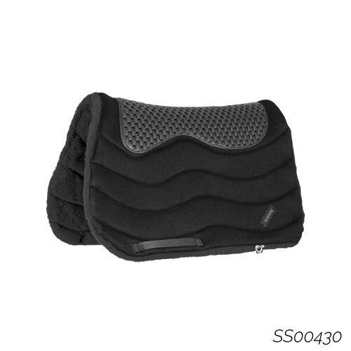 Tapis De Selle De Randonnée Pour Cheval En Polaire Et Plume Burioni Tt/Hd Tu Mixte Noir