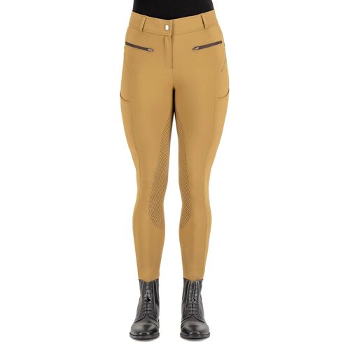 Pantalon Équitation Full Grip Femme Hv Polo Favourite Sporty 40 Femme Bronze