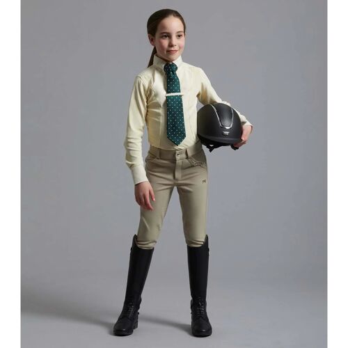 Chemise D'équitation De Concours Fille Premier Equine Tessa 5/6 Ans Femme Blanc