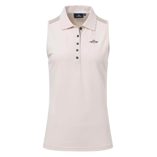 Polo D'équitation Sans Manches Femme Hv Polo Sylla 2xl Femme Beige