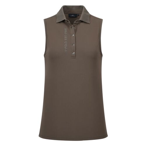 Polo D'équitation Sans Manches Femme Hv Polo Myrthe L Femme Marron