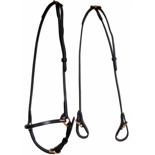Bride Classique En Cuir Karlslund 3x34x24 Cm Mixte Noir