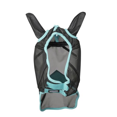 Masque Anti-Mouches Pour Cheval En Maille Fine Avec Une Couverture Oreille Et Nez Weatherbeeta Comfitec Deluxe Mini Mixte Noir