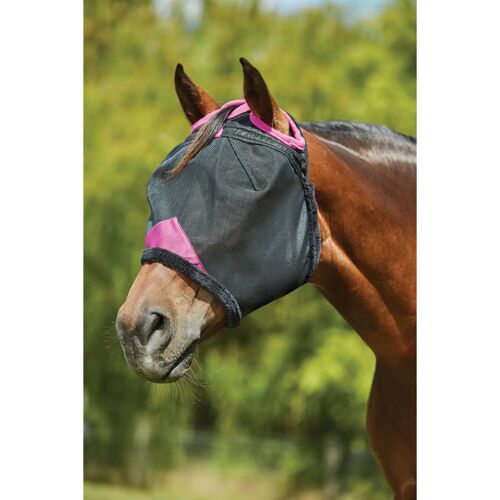 Masque Anti-Mouches Pour Cheval En Maille Durable Weatherbeeta Comfitec Deluxe Poney Mixte Noir