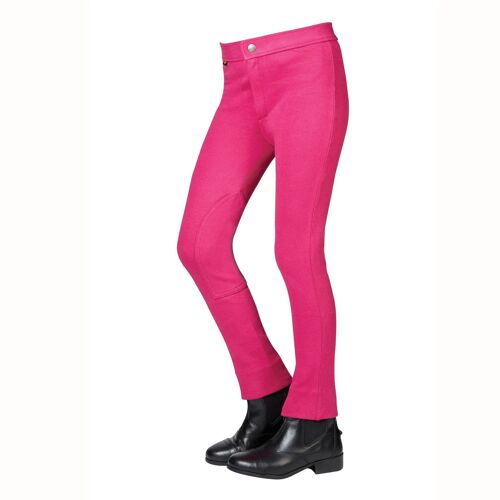Pantalon Équitation Coton Femme Weatherbeeta Saxon Jodhpurs Ii M Femme Rose
