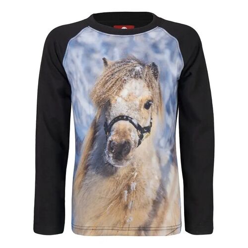 T-Shirt Manches Longues Enfant Red Horse Pixel Fw23 12 Ans Mixte Noir