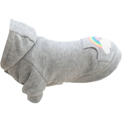 Sweatshirt À Capuche Pour Chien Trixie Rainbow Falls 2xs Mixte Gris