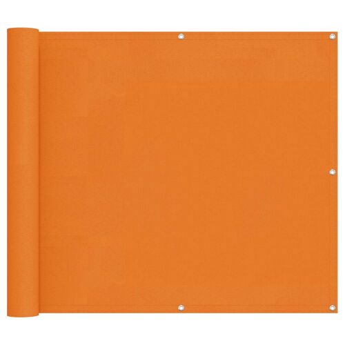Vidaxl Écran De Balcon Orange 100 X 600 Cm Tissu Oxford