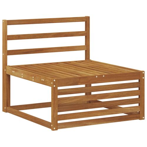 vidaXL Sofa de milieu extérieur Bois d'Acacia Massif Naturel