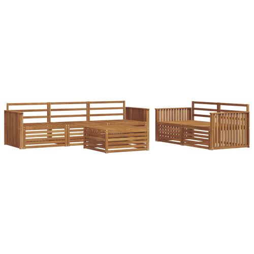 Vidaxl Ensemble De Canapés D'extérieur 6 Pcs Naturel