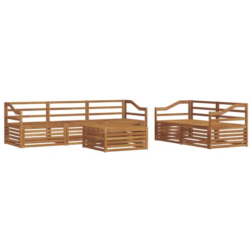 Vidaxl Ensemble De Canapés D'extérieur 6 Pcs Naturel