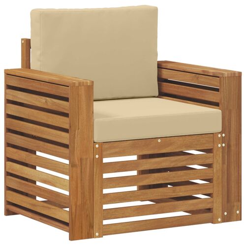 Vidaxl Ensemble De Canapés D'extérieur Naturel 79 X 63 X 73 Cm