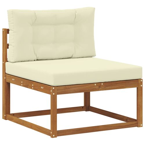 vidaXL Sofa de milieu extérieur Bois d'Acacia Massif Naturel