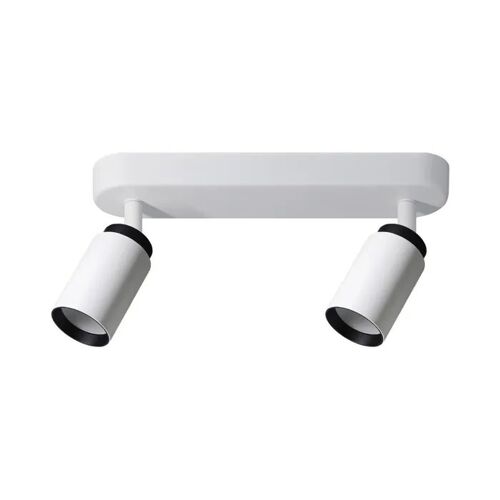 Spot Plafond - Edo Solutions - Malga 2 - 2 Spots Orientables - Design Moderne - Compatible Gu10