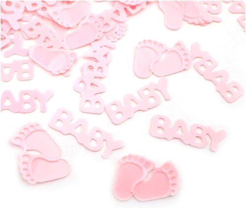 Confettis d¿¿coratifs de table (pieds de b¿¿b¿¿ fille, 200)