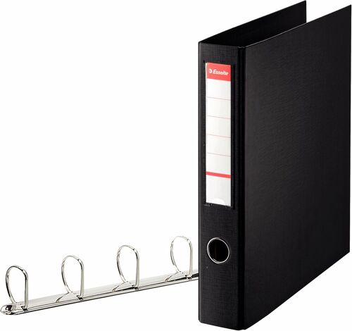Classeur ¿¿ 4 Anneaux En Polypropyl¿¿Ne - A4 - 55 Mm - Noir