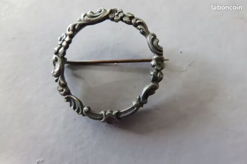 Ancienne Monture De Broche Argent N° 2