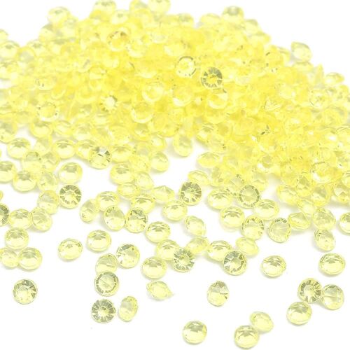 Lot de 4000 cristaux de diamant d¿¿coratifs en acrylique de 4 mm ¿¿ paillettes - D¿¿coration de table scintillante - Cristaux d¿¿coratifs - Diamants pour d¿¿coration de table de mariage, bapt¿ºme
