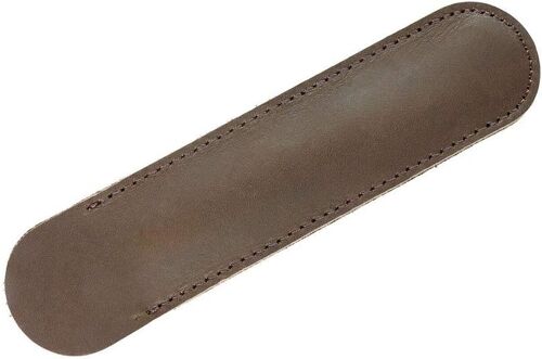 ?tui en cuir pour stylo ou crayon, vert, bleu, noir, jaune, marron, une seule pochette pour stylo plume, ¿¿tui de protection vintage en cuir