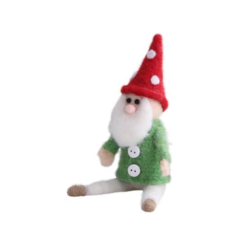 Décoration de table de Noël Qocolhg, peluche Père Noël et bonhomme de neige, ornement traditionnel pour fête de Noël, mariage, décoration de table pour la maison ou le bar, cadeaux de Noël pour enfa