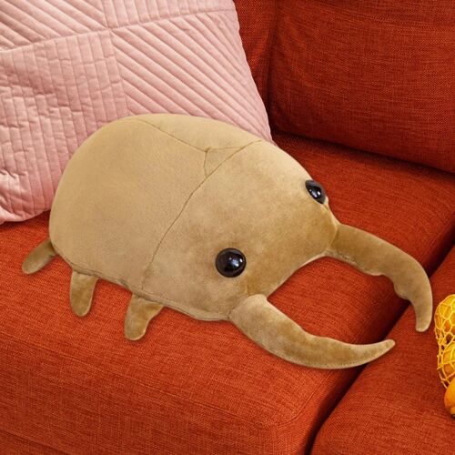 Peluche Scarabée Simulée, Jouet en Peluche, Poupée Scarabée, Animaux Lumière