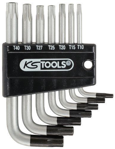 Torx Jeu De Clé Mâle, Percé, 7pcs Courtes Tb10-tb40