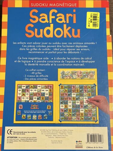 Sudoku Magnétique Safari Sudoku
