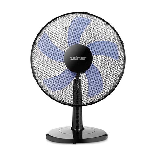 Zelmer Ztf0400 Ventilateur De Bureau Noir Design Moderne