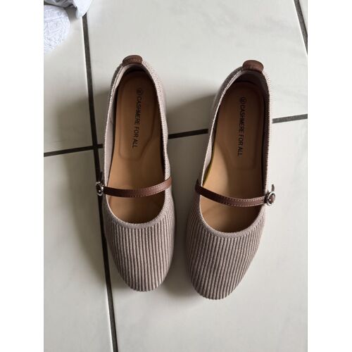 Cashmere Blend Cashmere Ballet Flats