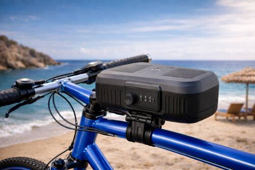 🚲 Boîte Antivol Pour Vélo Avec Code ¿ Coffre Sécurisé Pour Téléphone, Clés, Argent
