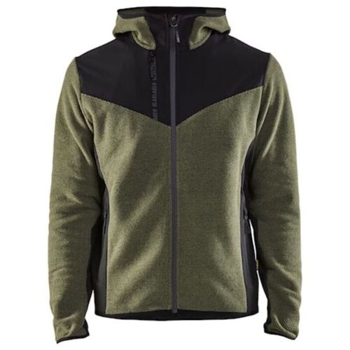 Blaklader - Veste Tricotée Softshell - Vert Foncé/noir - 594025364199xxl