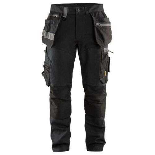Blaklader - Pantalon Artisén +stretch 1599 - Noir - 48 - Jambes Standards