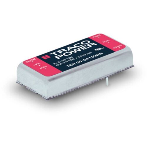 Tracopower - Convertisseur Cc/cc Pour Circuits Imprimés Ten 20-2411win Nbr. De Sorties: 1 X 24 V/dc 5 V/dc 4 à 20 W 1 Pc(s) Q38395