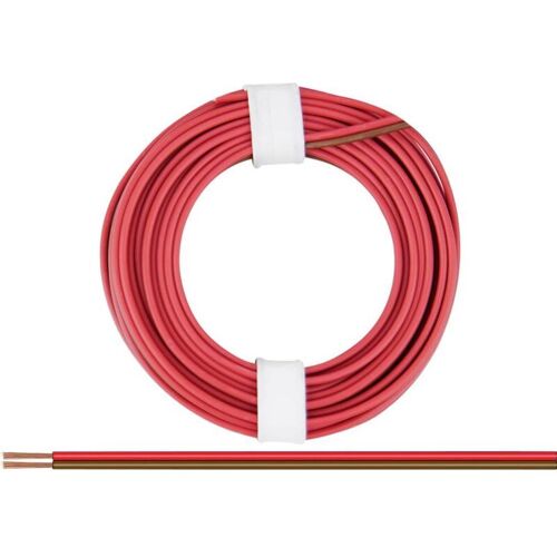 Donau Elektronik 225-08 Fil De Câblage 2 X 0.25 Mm² Rouge-marron 5 M W181222