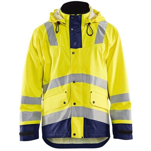 Veste De Pluie Haute Visibilité Niveau 2 4302 - Jaune Fluo/marine 4xl