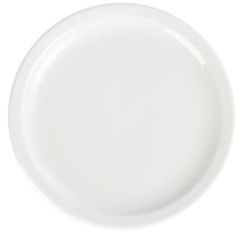Assiettes À Bord Étroit Blanches 230(Ã¿)Mm Lot De 12 Olympia
