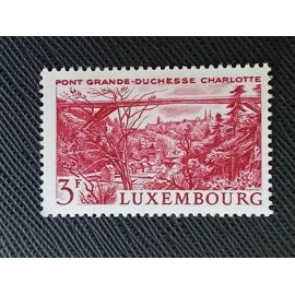 Timbre Luxembourg Y T 689 Pont De La Grande-Duchesse Charlotte 1966 (010310 )
